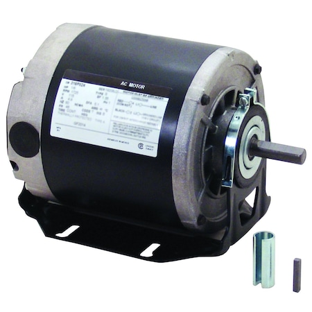 CENTURY Electric Motor, 0.5 hp, 1-Phase, 115 V, 1/2 in Dia x 1-1/2 in L Shaft, Sleeve Bearing GF2054